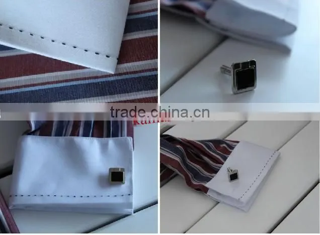 French cuff shirts for man double collar fashion dress man shirts