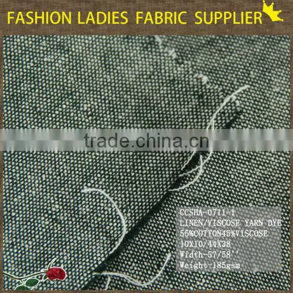 new fashion fabric, linen cotton fabric,linen fabric