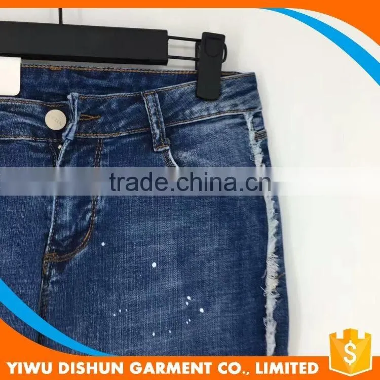 Women wholesale sexy ripped model jeans pants