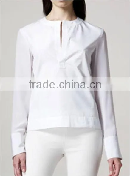 ladies white cotton top