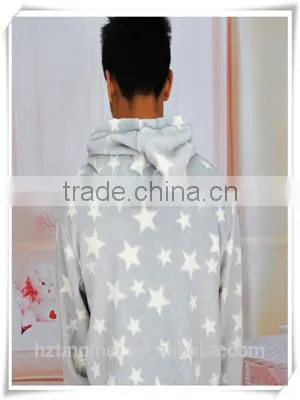 pajamas for adult men's hooded winter sleepwear