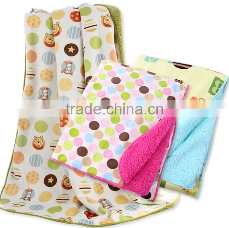 Hot sale fleeces Spring & Autumn baby blanket