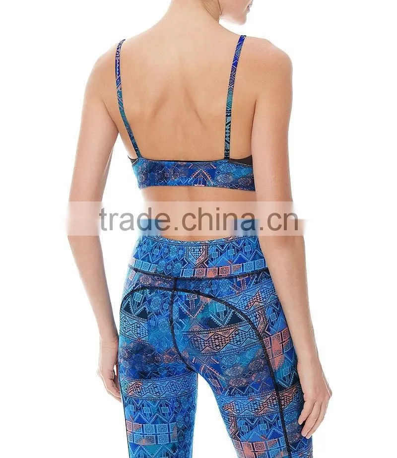 Factory price wholesale custom branded young ladies sexy sports bra