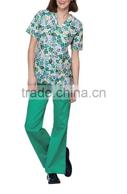 New arrival women hospital scrubs manufacturer