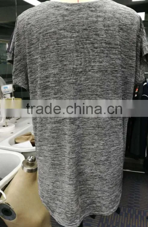 Hot sale fitness big size women clothing custom printing knitted top