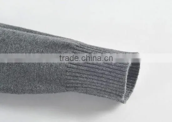 The yellow blue grey long sleeve knitting pullover casual men knitted sweater