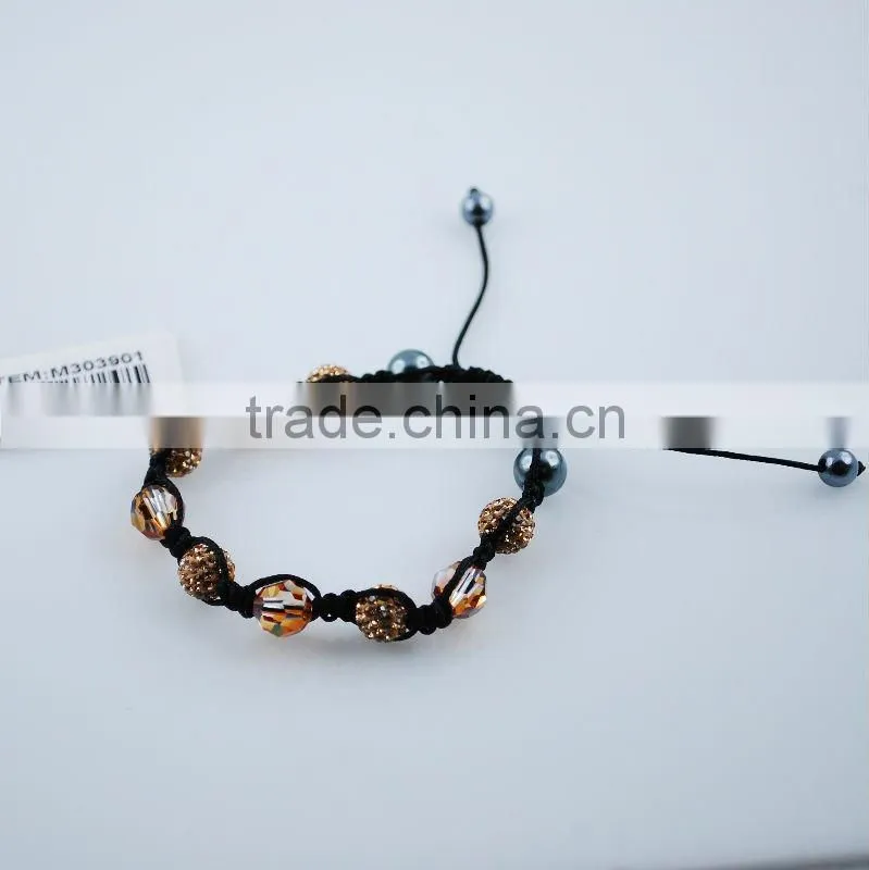 Austrian Rhinestone Shamballa bracelet