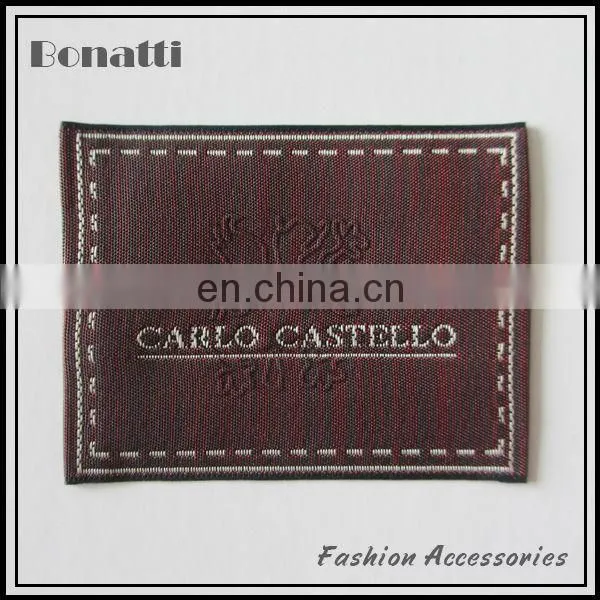 high definition woven label for garments
