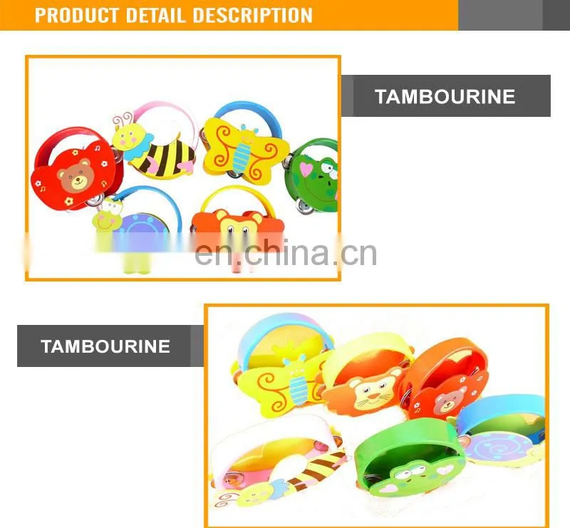2015 New Design measuring music set wooden rattle