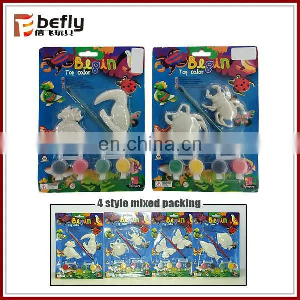 DIY coloring gypsum toy