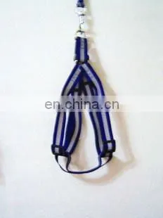 nylon light reflection leash with collar/dog leash/pet leash