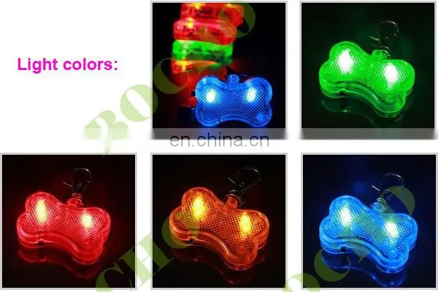 flashing ID tag for pet