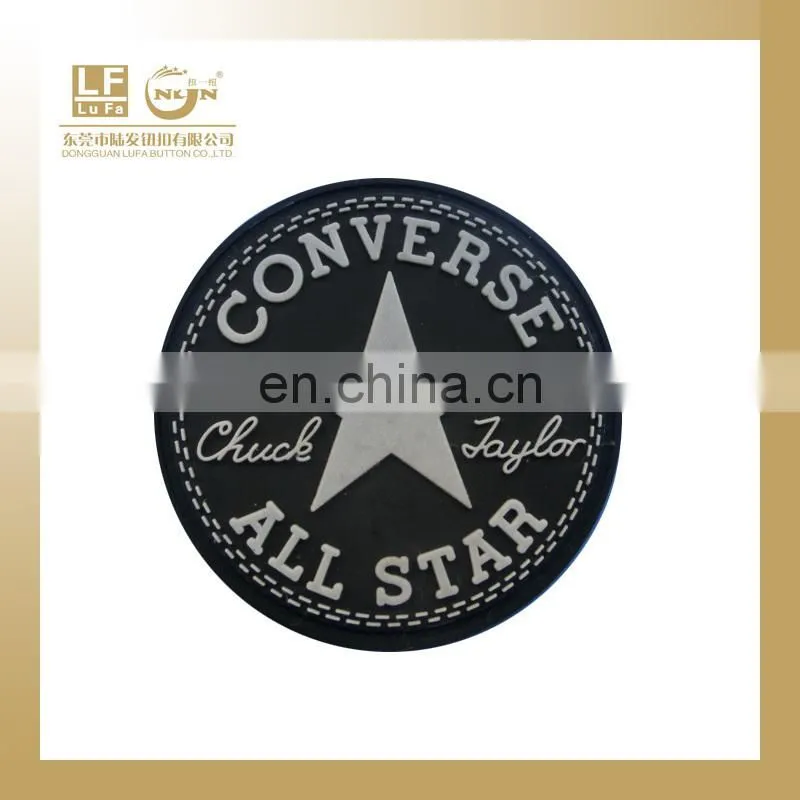 PVC molded name labels for clothing
