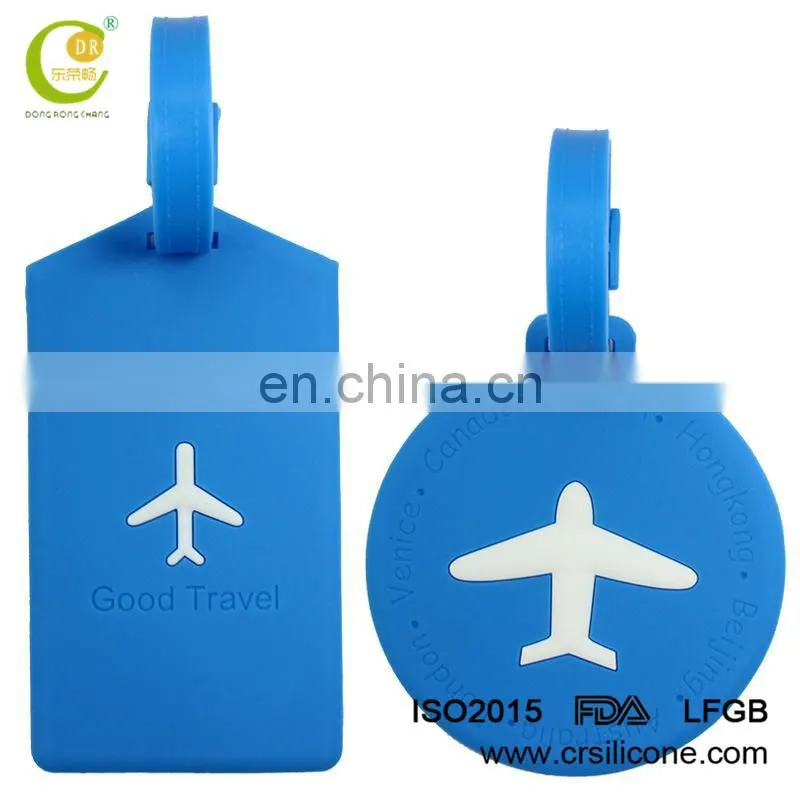 Direct Sale Custom Personalised Eco-Friendly Pvc Luggage Name Tags From Factory