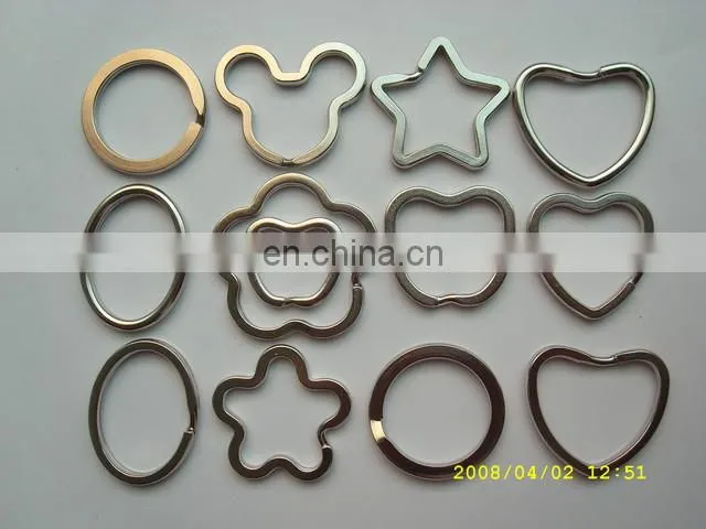 free sample iron material split ring shenzhen key ring