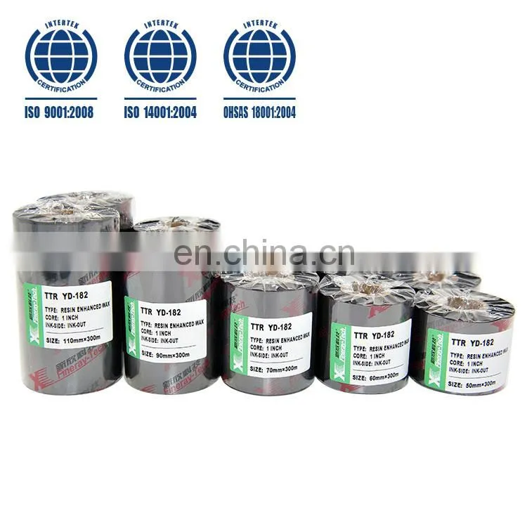 Thermal transfer ribbon used on Zebra, TSC, Sato printer
