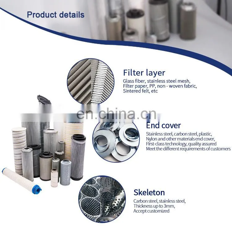 Pleated Synthetic filter Elements for industrial Water, solvents, acids, D.I. , alcohols PS-209-S1C-10-EB