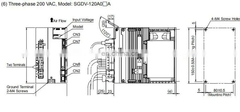Yaskawa Sigma 5 AC Servo Drive SGDV-120A01A For Industrial Machine