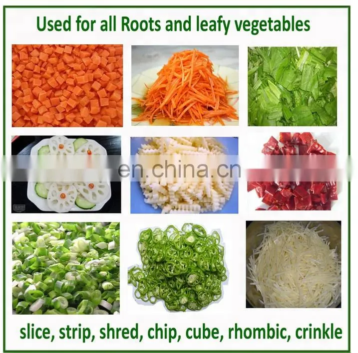 multi functional fruit vegetable processing machine / industrial vegetable cutter chopper equipment / vegetables machine