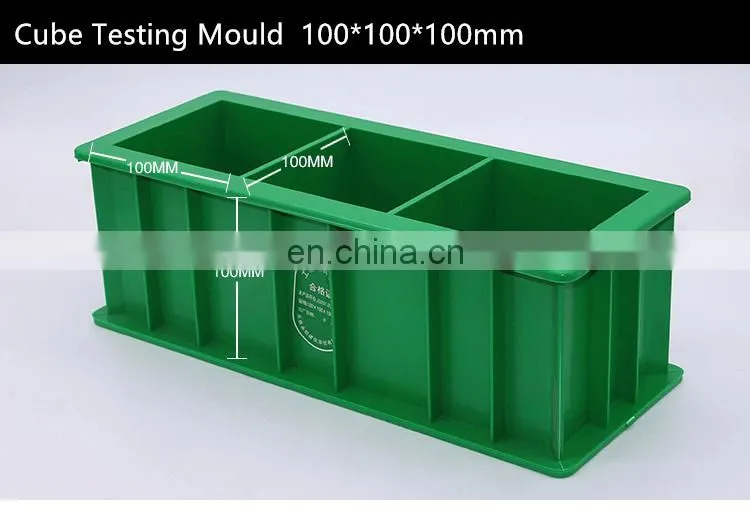 ABS Plastic Concrete Test Cube Mould With Three Gang 100*100*100mm