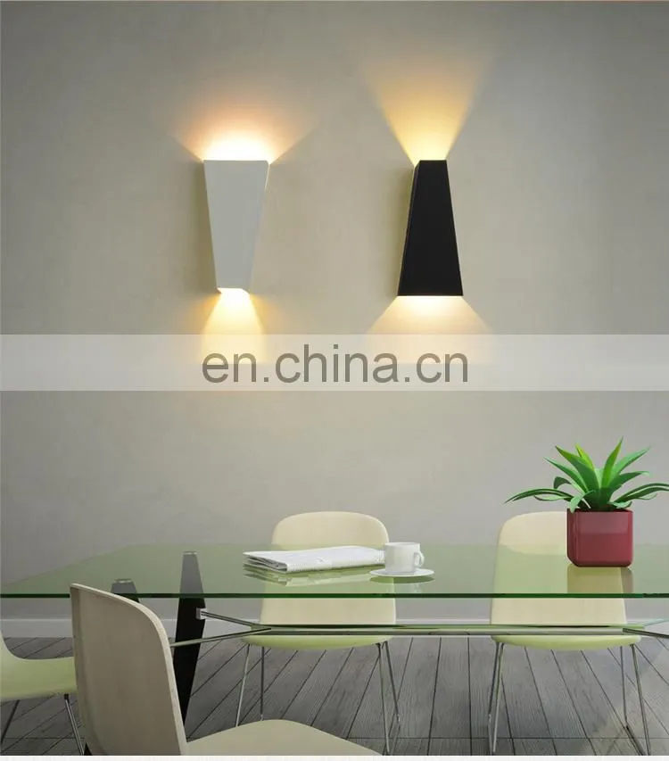 Bedroom Bedside Living Room Creative LED Modern Wall Lamp Minimalist Shaped Decorative Iron Wall Lamp