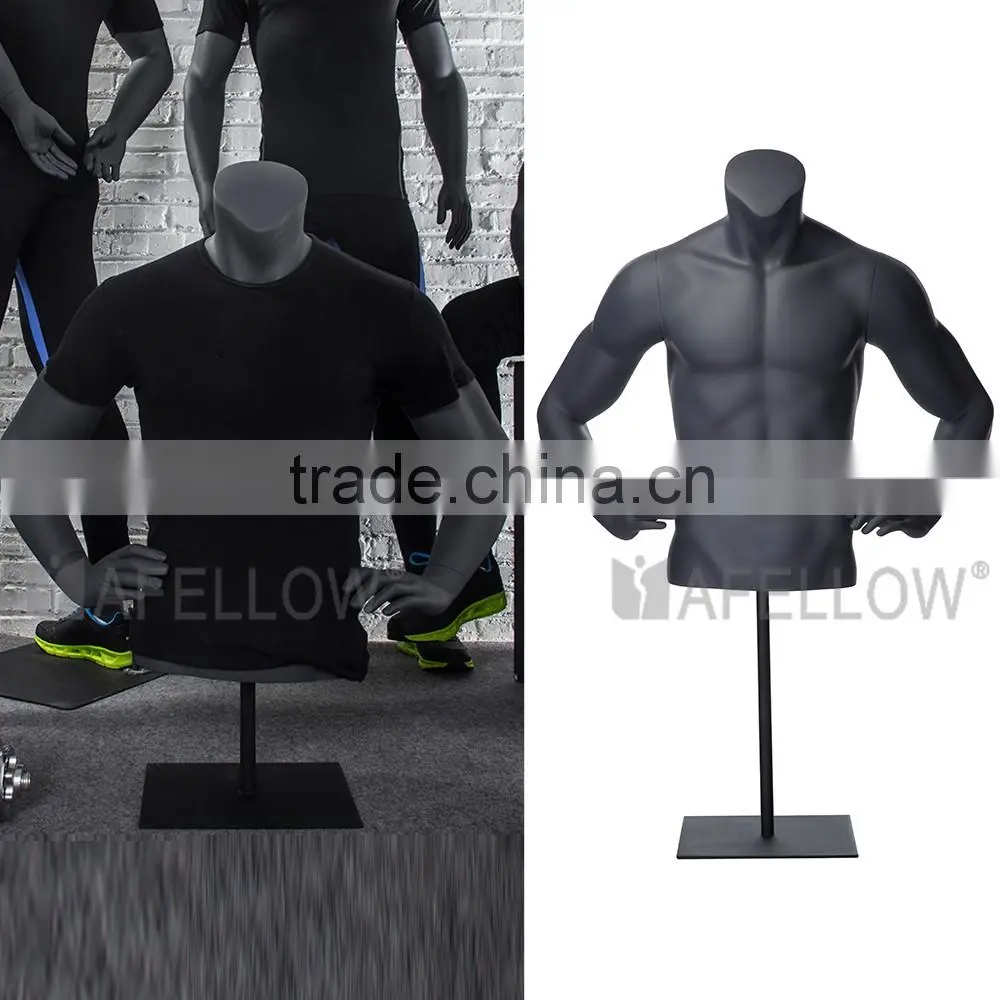 Sports Mannequin Adjustable bracket Upper Body Men Dummy Half Body Model NI-6