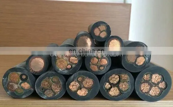 Cu/rubber with rubber jacket power cable