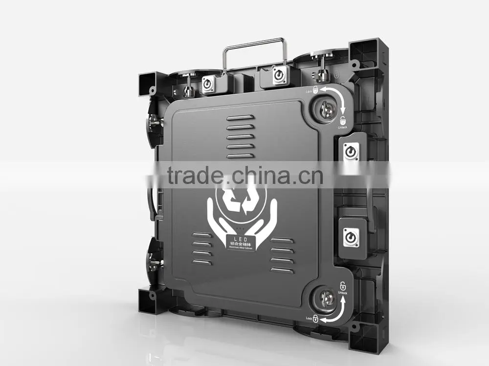Ultra light slim indoor stage p4 rental led display screen cabinet, led advertising board
