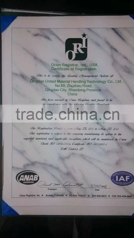 Semi-electric stacker with CE and SGS certificate