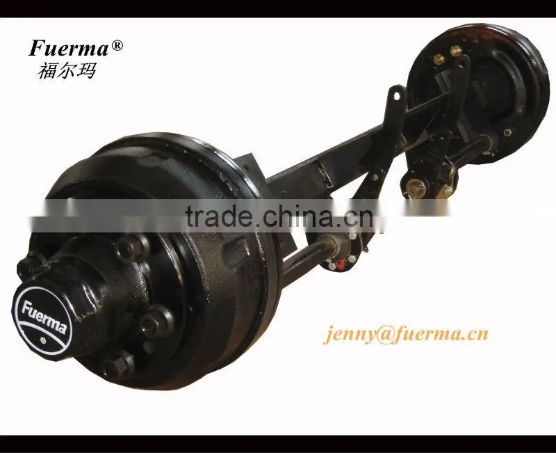 germany type trailer axle(10 hole axle,trailer axle,Germany axle)