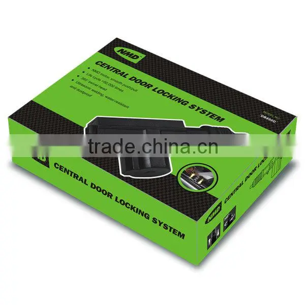 New 12V /24V power car locking system with universal 4 / 2 door 360 degree rotation actuators super long time
