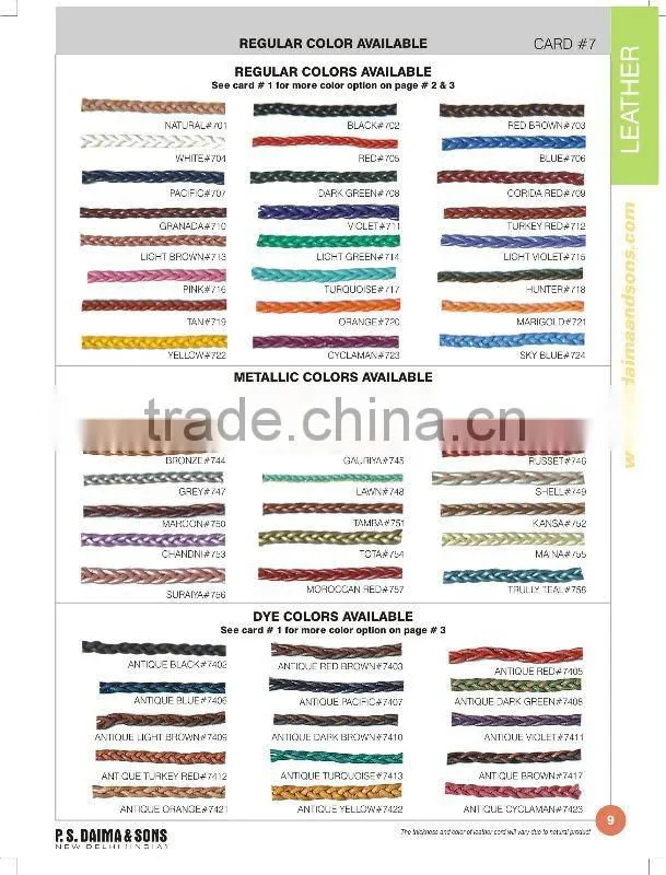 Braided Leather Cords