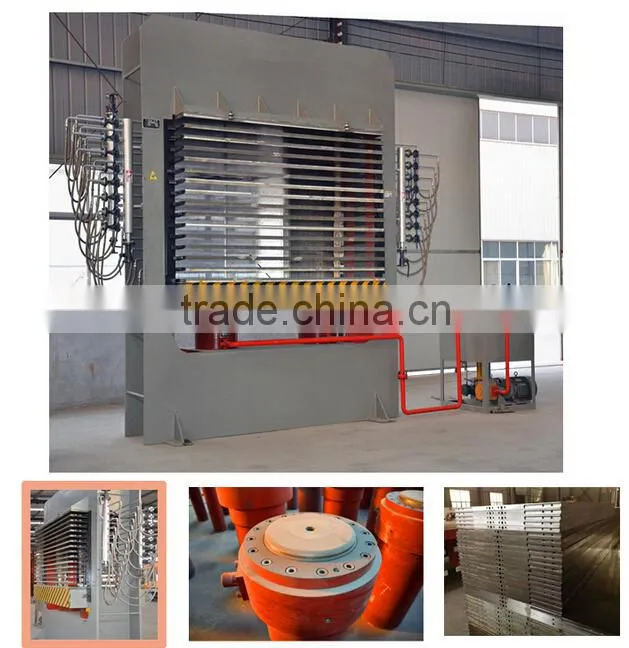 woodworking 1-3 dayligths hydraulic hot press for veneer machinery MH3848A*100(1-3)