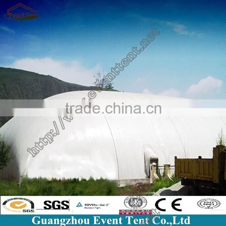 Used fire retardant PVC inflatable projection dome tent for amusement centers