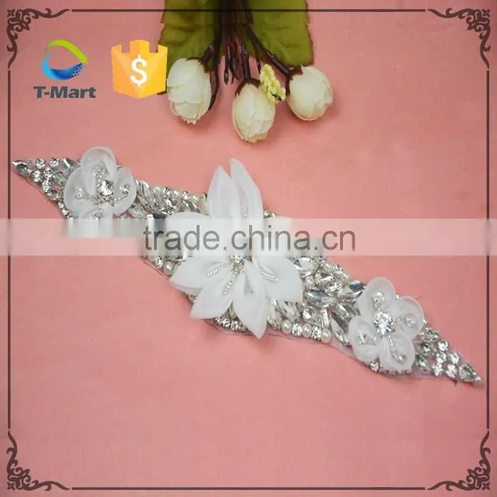 Boutique beaded applique embroidered beaded stone applique