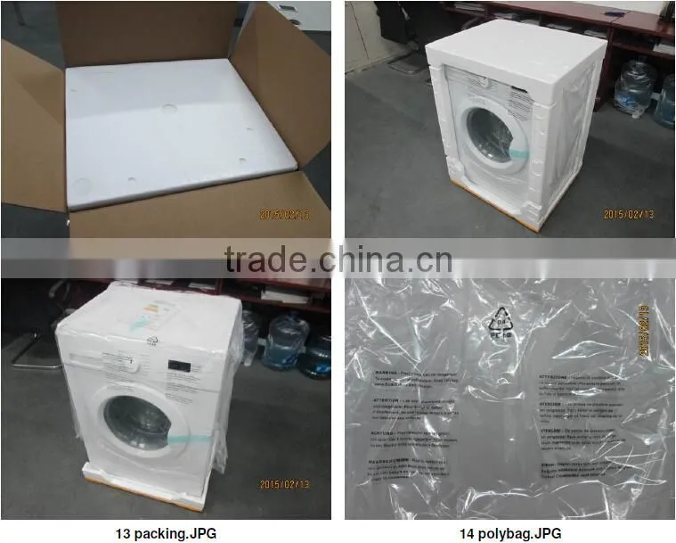 High quality A+ front loading automatic washing machine with CE RoHS GS