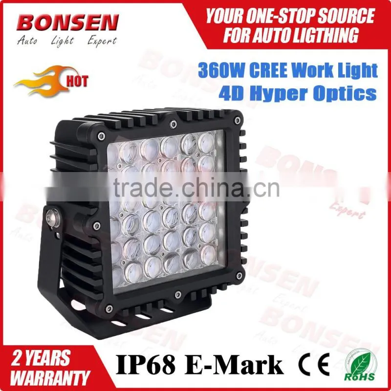 360W headlight led work light round the cheapest in market CE 1150LM