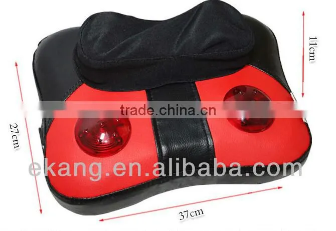 Portable Neck&Back Massage Cushion with Knocking and Kneading Function