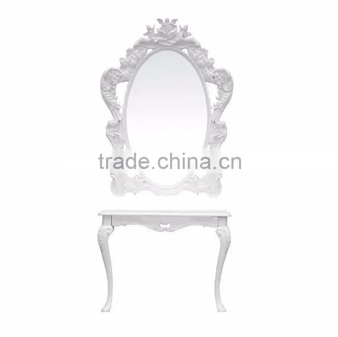 Beiqi Guangzhou 2016 Vintage Style Dressing Table Salon Unit Mirror Station for Sale