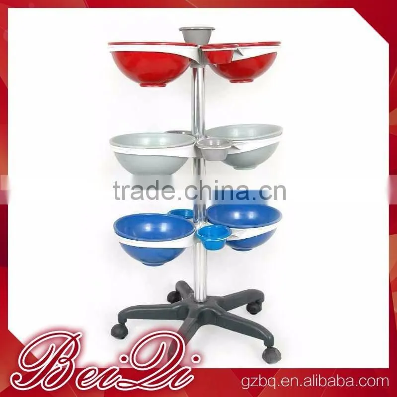Beiqi Newest Beauty Instrument Stable Salon Trolley with Wheels for Beauty Barber Salon Furniture