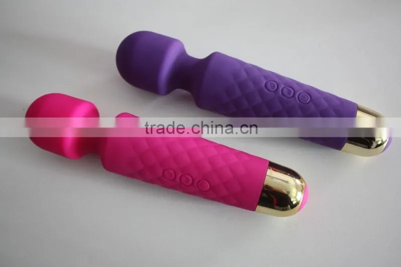 good silicone material waterproof rechargeable sex toys for women wand massager vibrators