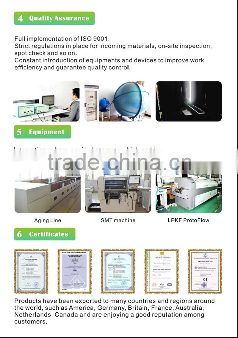 Hot Sale CE ROHS Certificated IP65 Wide Angle LED Linear Tri-proof Light