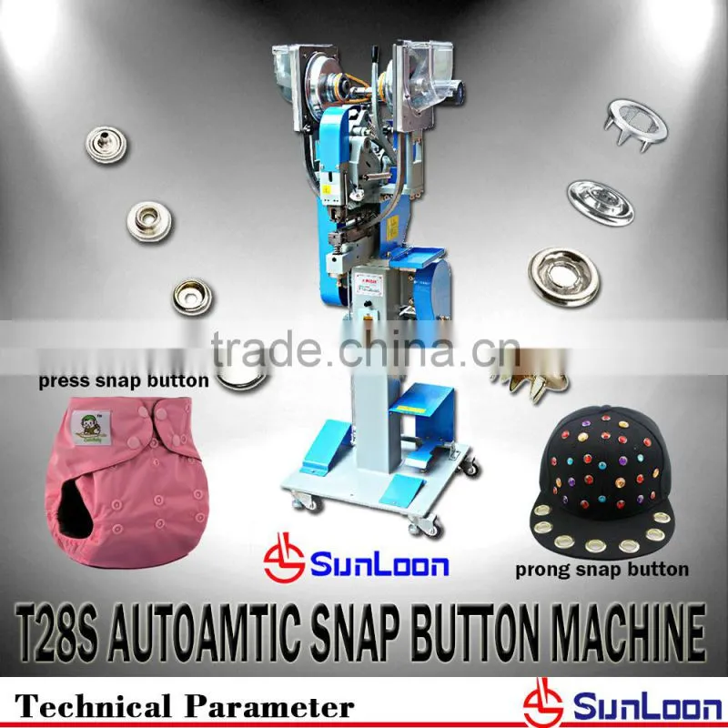 New style useful low price metal snap button machine