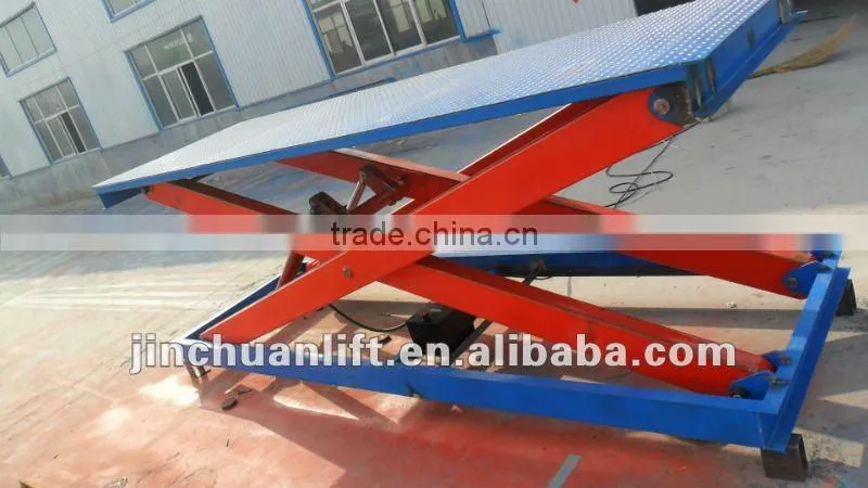 Customized promotional scissor car lift,stationary hydraulic scissor lift table