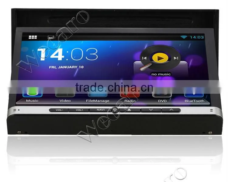 Android 4.4 car audio movement car dvd player with HD 1080P High Sensitive