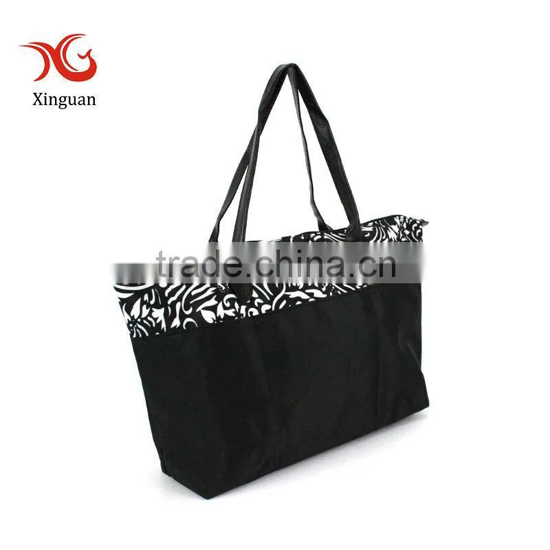 2015 new design geometry pattern beach bag