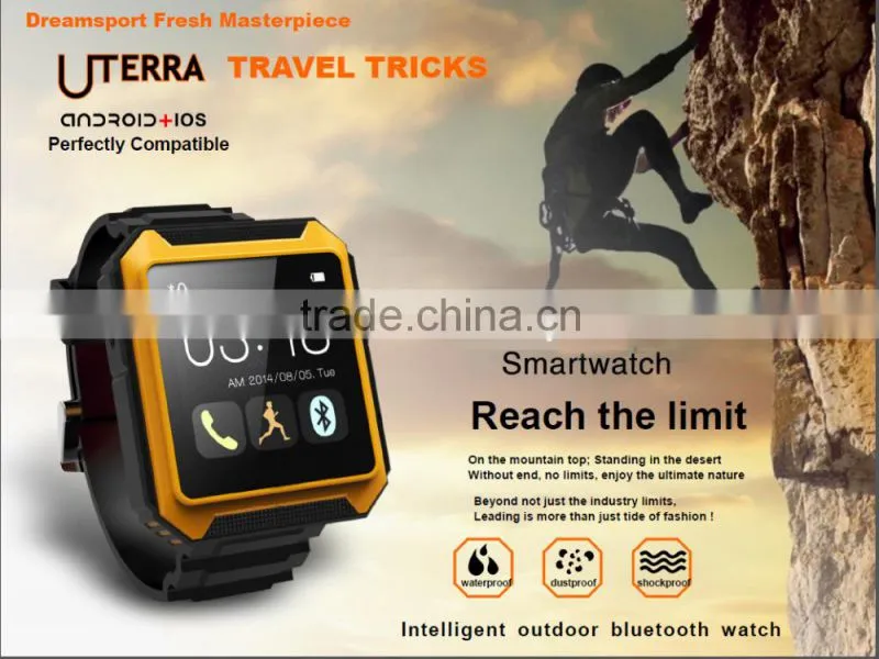Dustproof Shock Resistant 1.54 ' Screen IP 68 Waterpfoof Smart Phone Watch