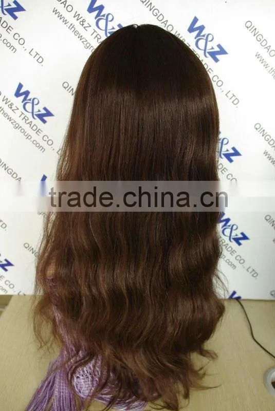 Injection silky top hair jewish wig