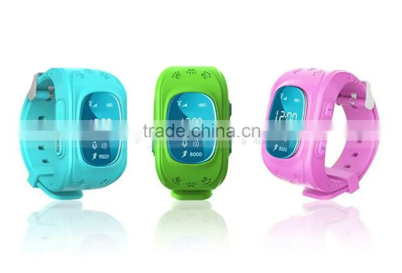 Silicone WIFI Wrist Cell Phone Watch For Kids Watch Phone With SOS Phone Call GPS Tracker