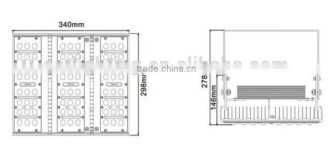 High quality lower price Meanwell driver waterproof ip65 led tunnel lights 90w